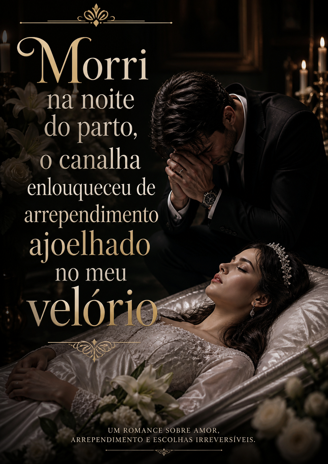 Morri na noite do parto, o canalha enlouqueceu de arrependimento ajoelhado no meu velório