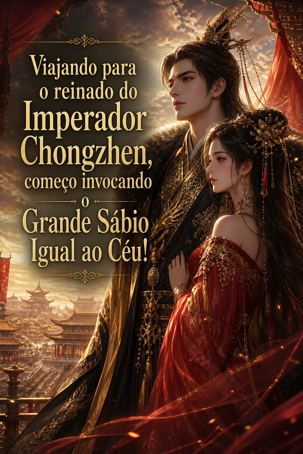 Viajando para o reinado do Imperador Chongzhen, começo invocando o Grande Sábio Igual ao Céu!